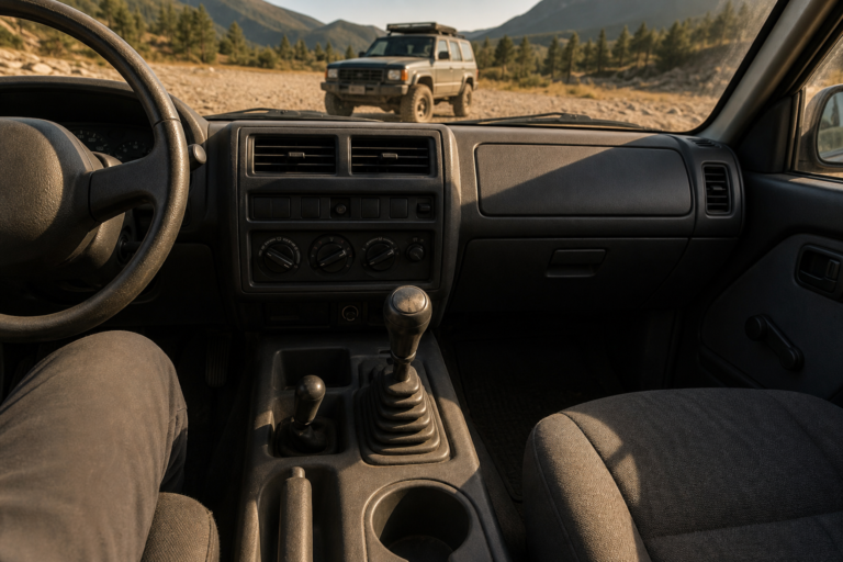 Sélecteur de transmission d'un 4x4