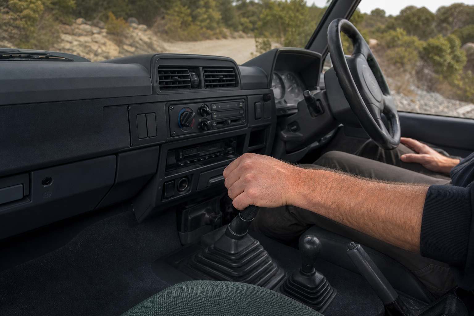 Contrôle du verrouillage du différentiel central d'un 4x4